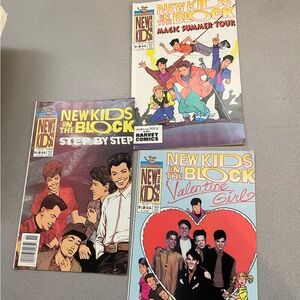 New Kids on the Block Comic Book Set